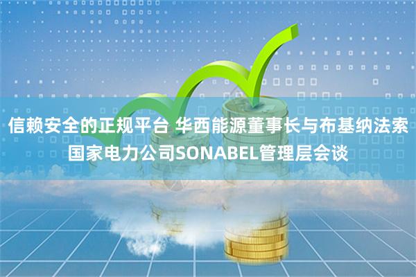 信赖安全的正规平台 华西能源董事长与布基纳法索国家电力公司SONABEL管理层会谈