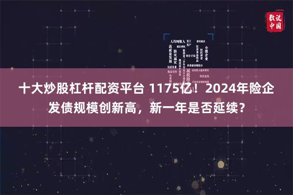 十大炒股杠杆配资平台 1175亿！2024年险企发债规模创新高，新一年是否延续？